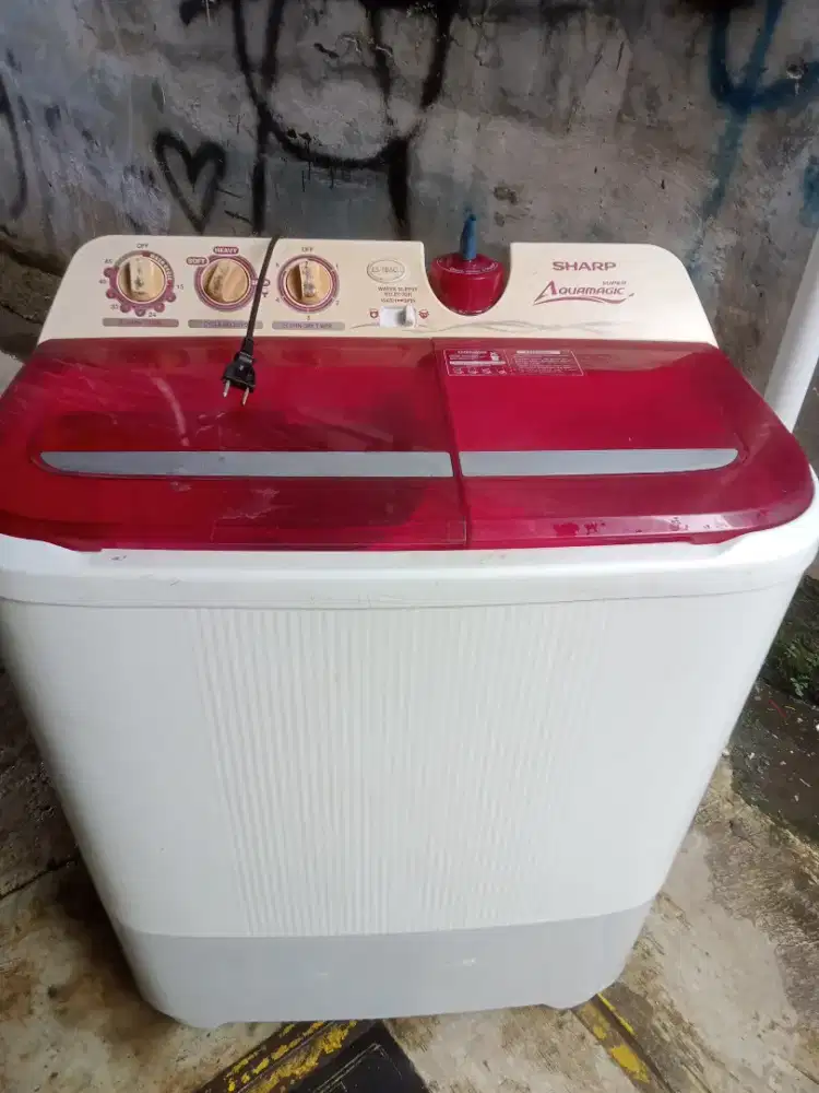 Jual mesin cuci 2 tabung normal semua