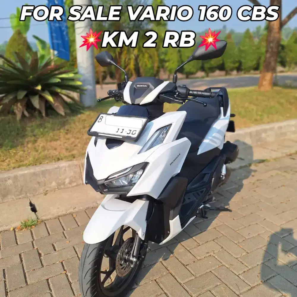 Dijual Vario 160 CBS (KM 2 RB)