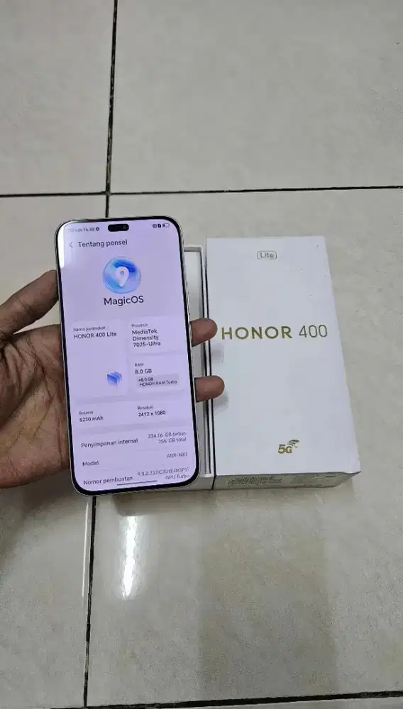 HONOR 400 LITE VELVET GREY