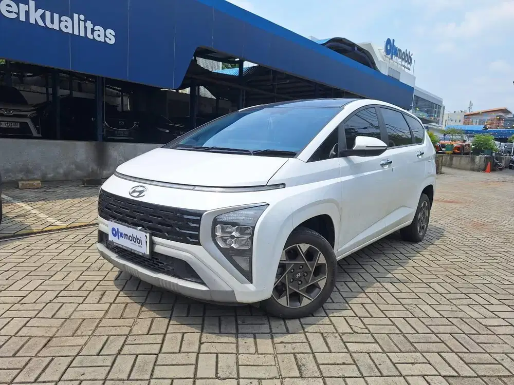 TDP 1 JUTA Hyundai Stargazer 1.5 Prime Bensin-AT 2022 Putih CASMB