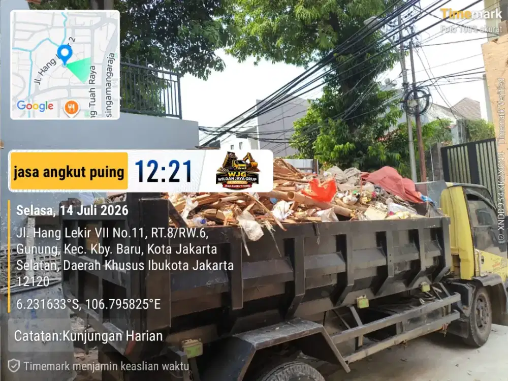 Jasa buang puing dan buang tanah