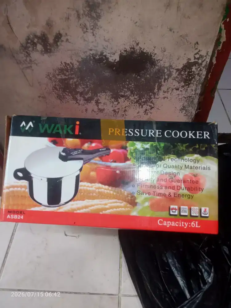 Pressure cooker presto waki 6 ltr