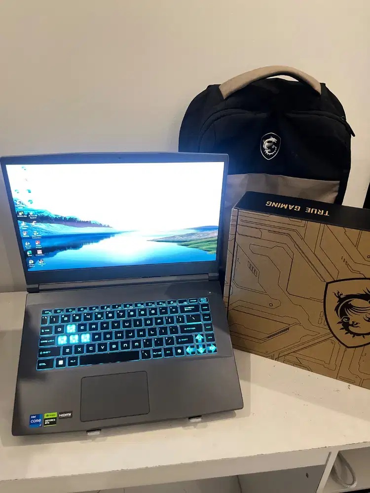 [GARANSI ON 2027] MSI THIN B12UC Core i7-12 RTX 3050 Laptop Gaming