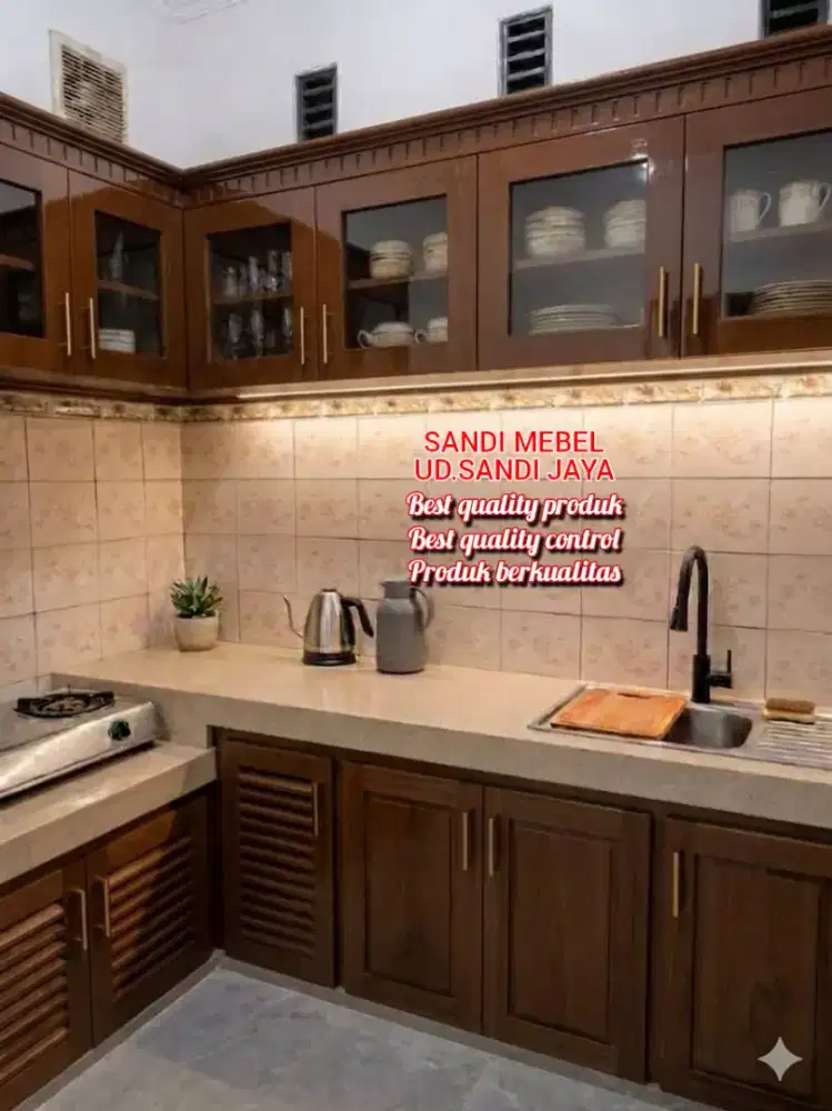 Kichen Shet bahan kayu berkualitas