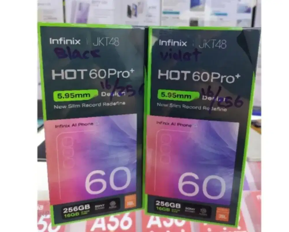 New hp Infinix Hot 60 pro+plus 8/256 grs resmi asli baru, bs TT