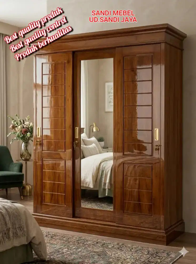 Almari pintu 3 sliding berkualitas