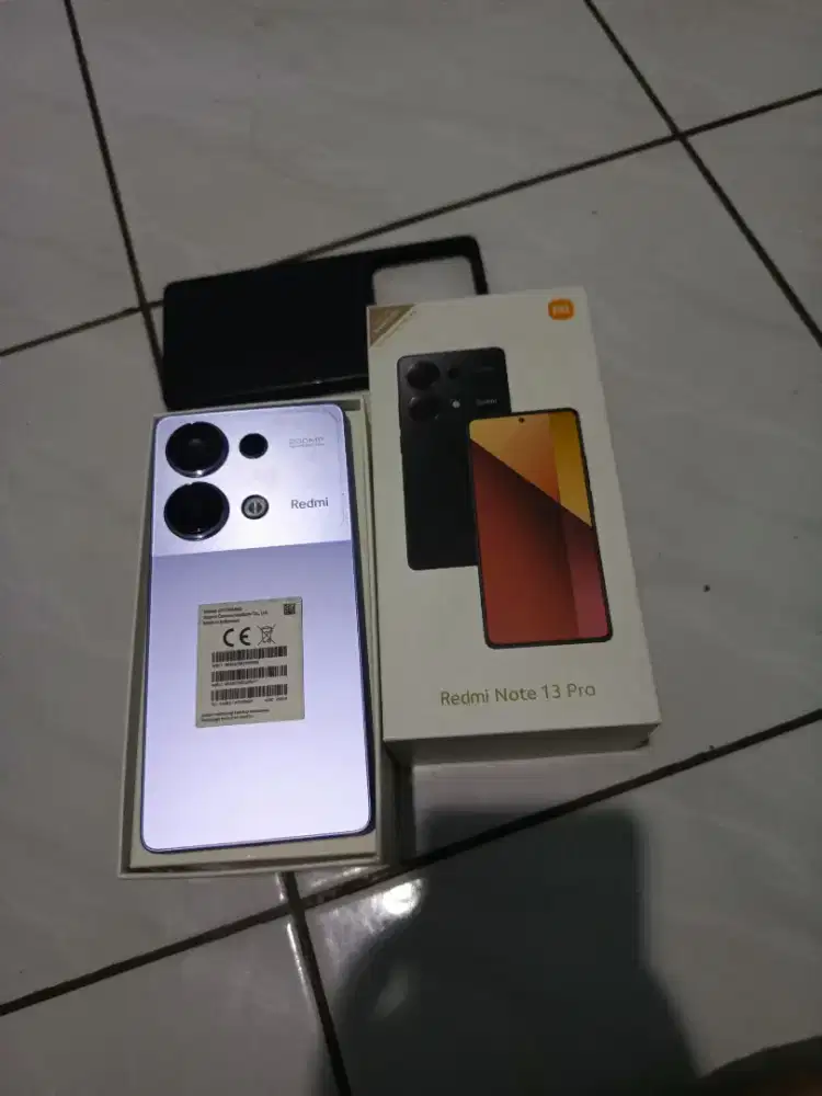Resmi note 13 pro 4G ram 8/256 gb second HP dus aja