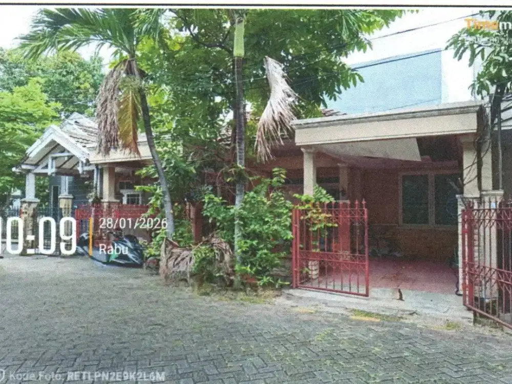 LUAS 153M2!! DIJUAL RUMAH VIA LELANG DI GUNUNG ANYAR SURABAYA (JALAN RUNGKUT MAPAN XI)