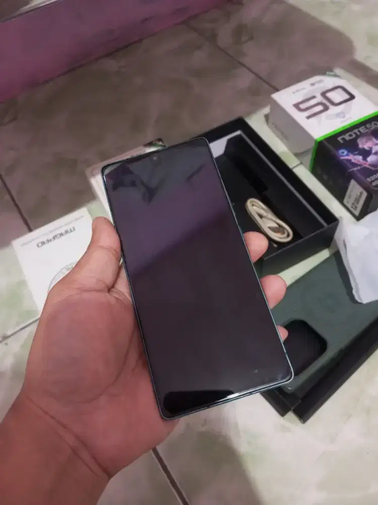 Infinix note 50 ram 8/256GB fulset no minus