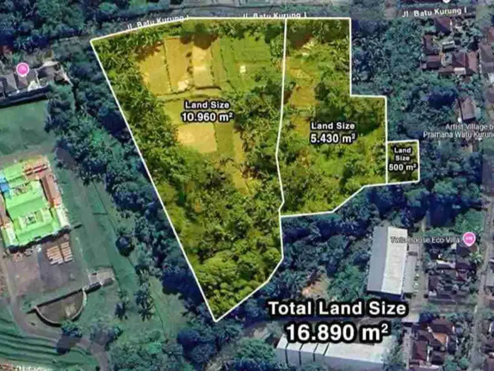 tanah sewa kedewataan ubud 1.68 hektar