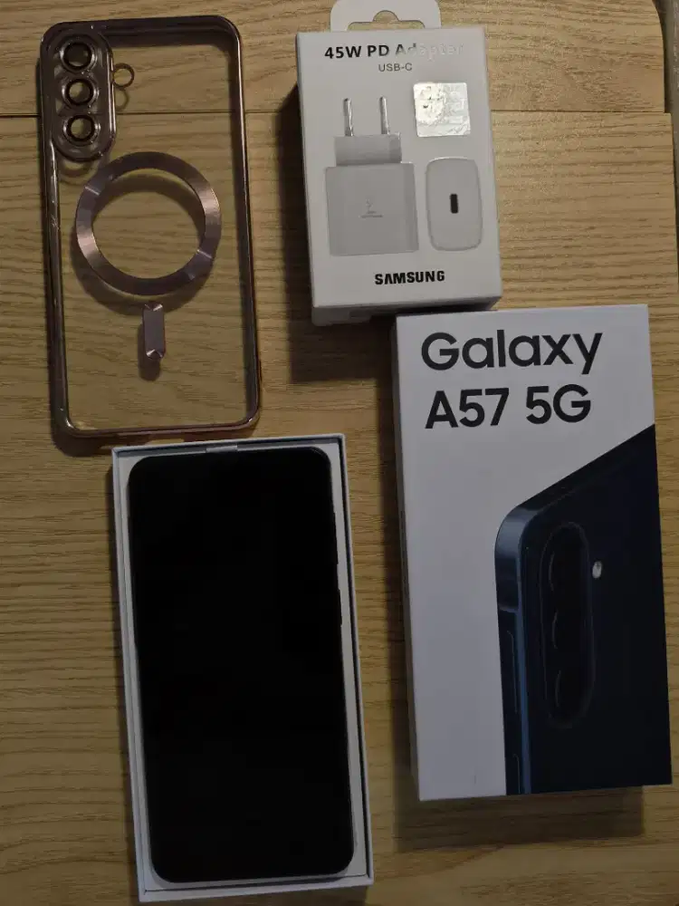Baru pakai seminggu, Samsung A57, Navy