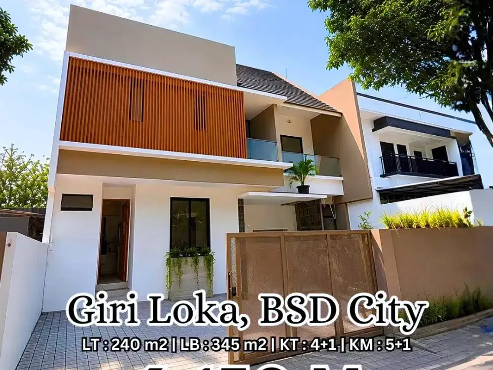 Jual Rumah Di Giriloka BSD Serpong Dekat Bintaro Dan Alam Sutera