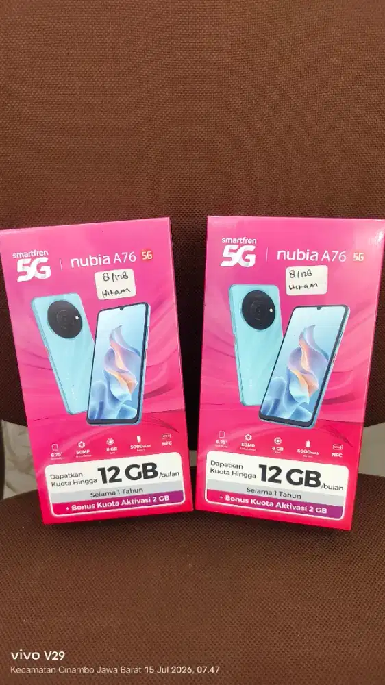 Nubia A76 5G 8+8/128 NFC Baru segel box PROMO HARGA GUDANG