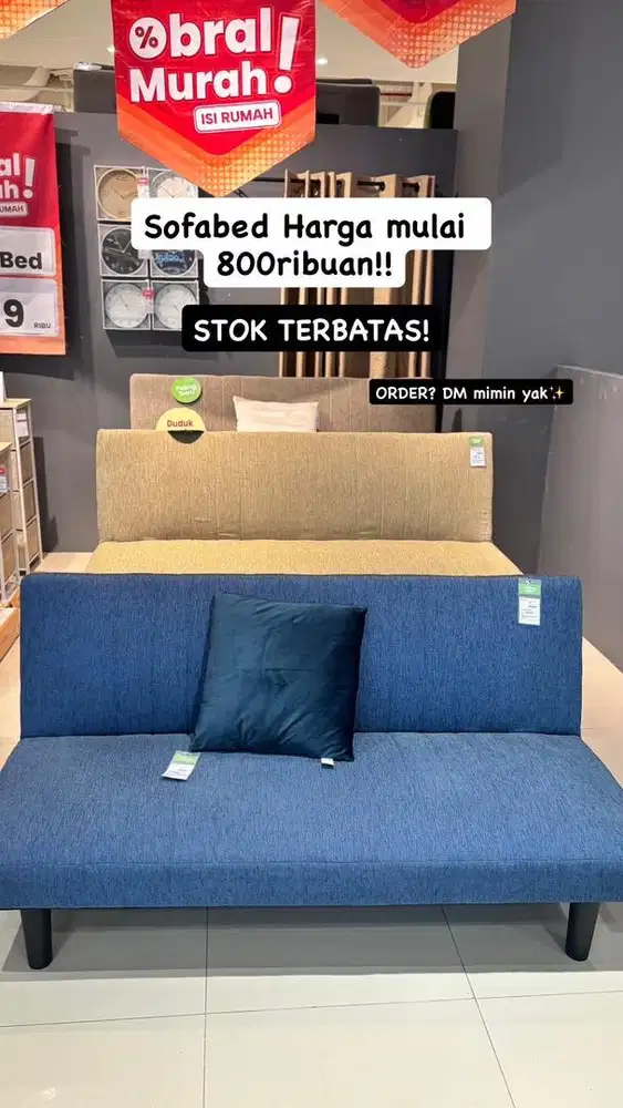 JUAL BARU SOFA MINIMALIS BY SELMA BISA KREDIT TANPA DP