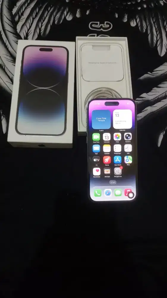 Iphone14 pro 128gb resmi ibox (bisa tt hp