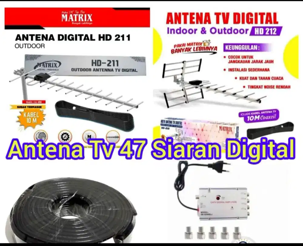 Pusat Perlengkapan Pasang Antena TV Siaran Bola TVRI Digital