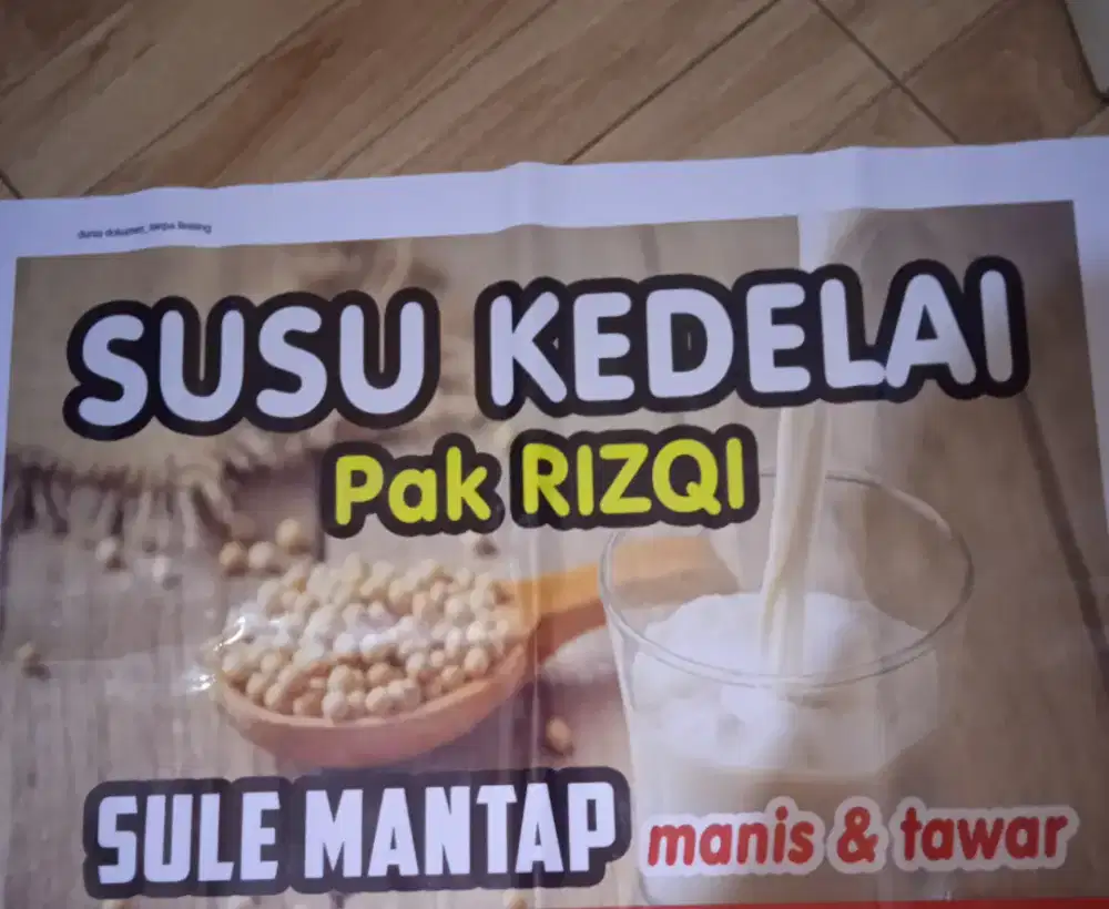 Jual minuman susu kedelai manis dan tawar harga MURAH sebungkus 4000.