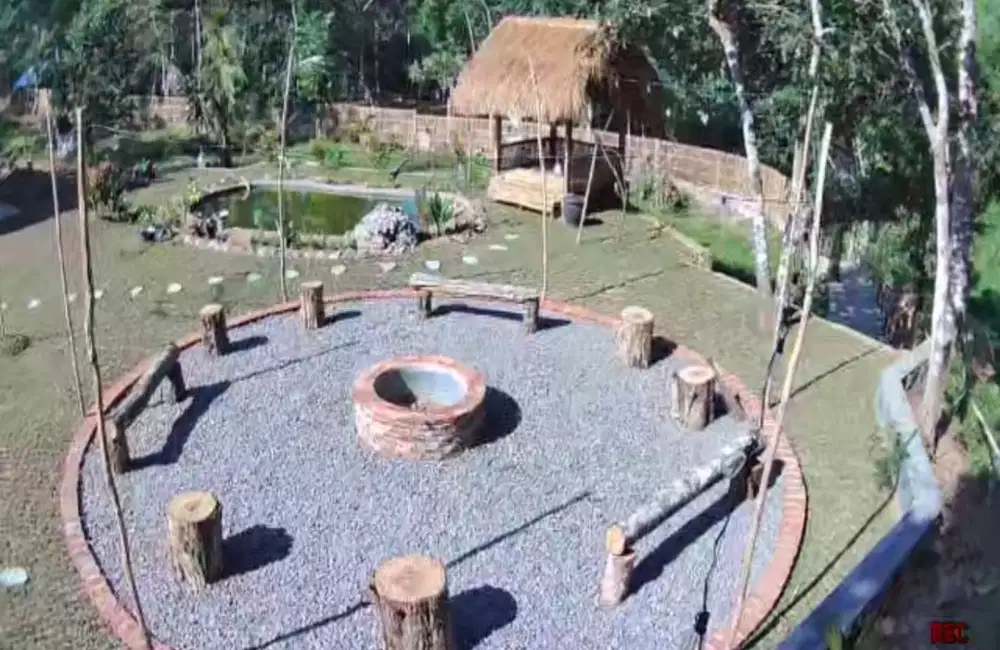 Dijual kebun produktif dan bangunan gazebo permanen fasilitas lengkap
