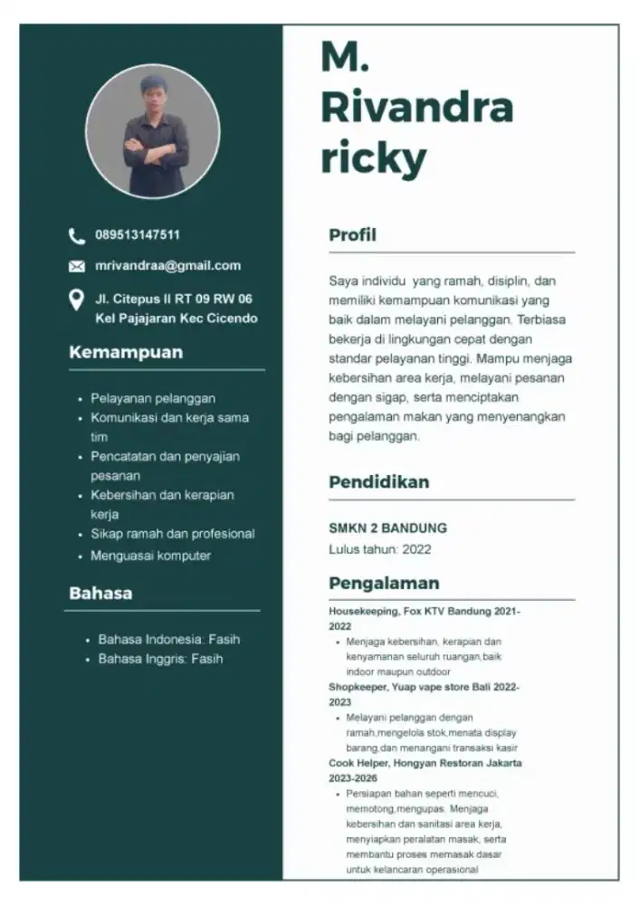 Cari lowongan kerja