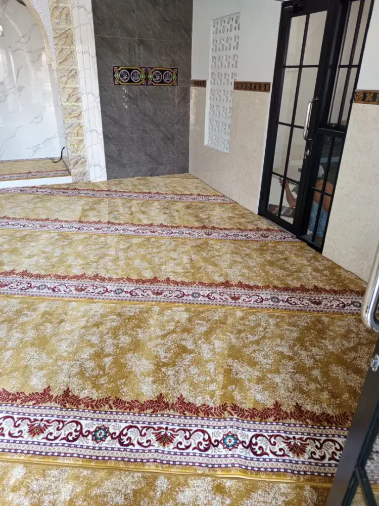 JUAL KARPET MASJID SEMI IMPORT MOTIF ABSTRAK HARGA GROSIR