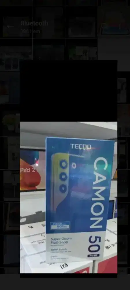 Tecno camon 50 pro ram 12gb 5G dan8/256 garansi resmi