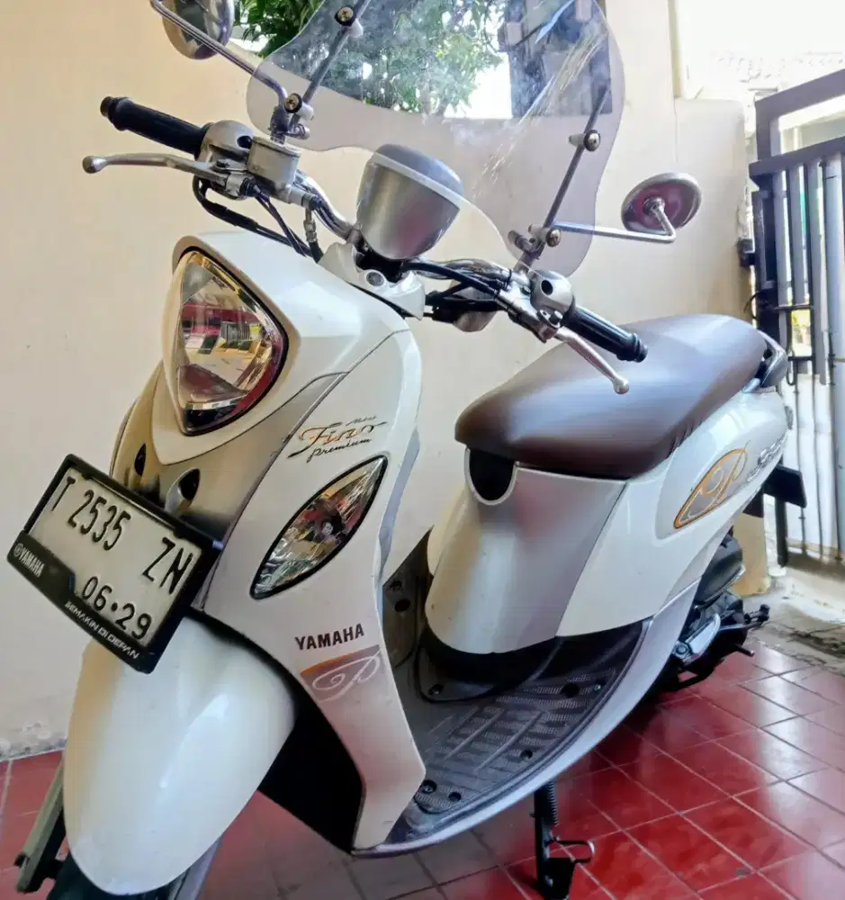 Yamaha Fino Premium Fi 2019 Putih ori lengkap siap pakai mantaap.