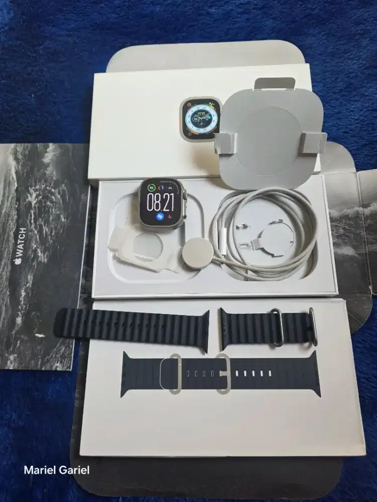 Apple Watch iWatch Ultra 1 BH 91 Titanium 49mm Fullset ori Second
