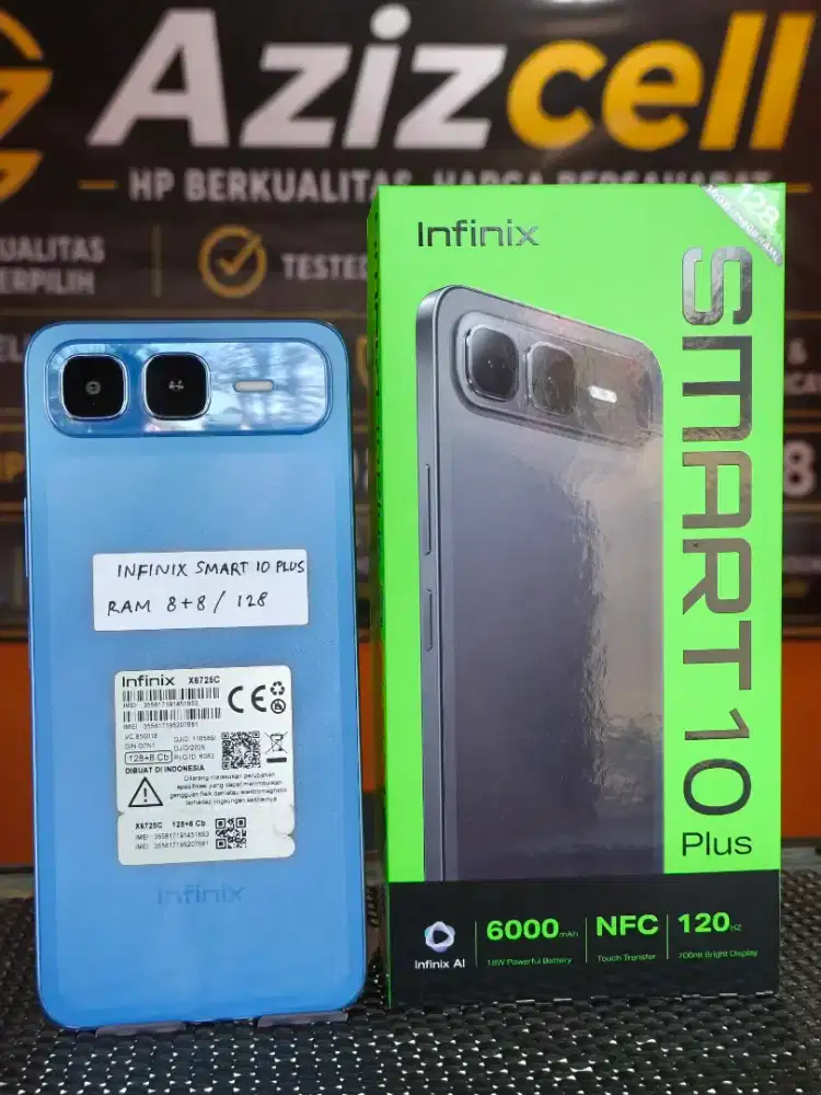 INFINIX SMART 10 PLUS RAM 8+8/128