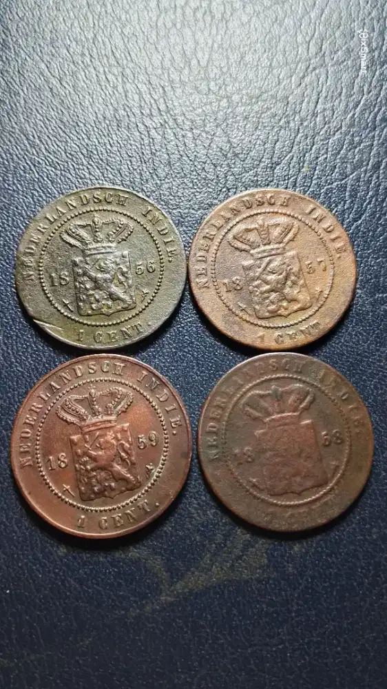 Koin Kuno Nederlandsch Indie One Cent.