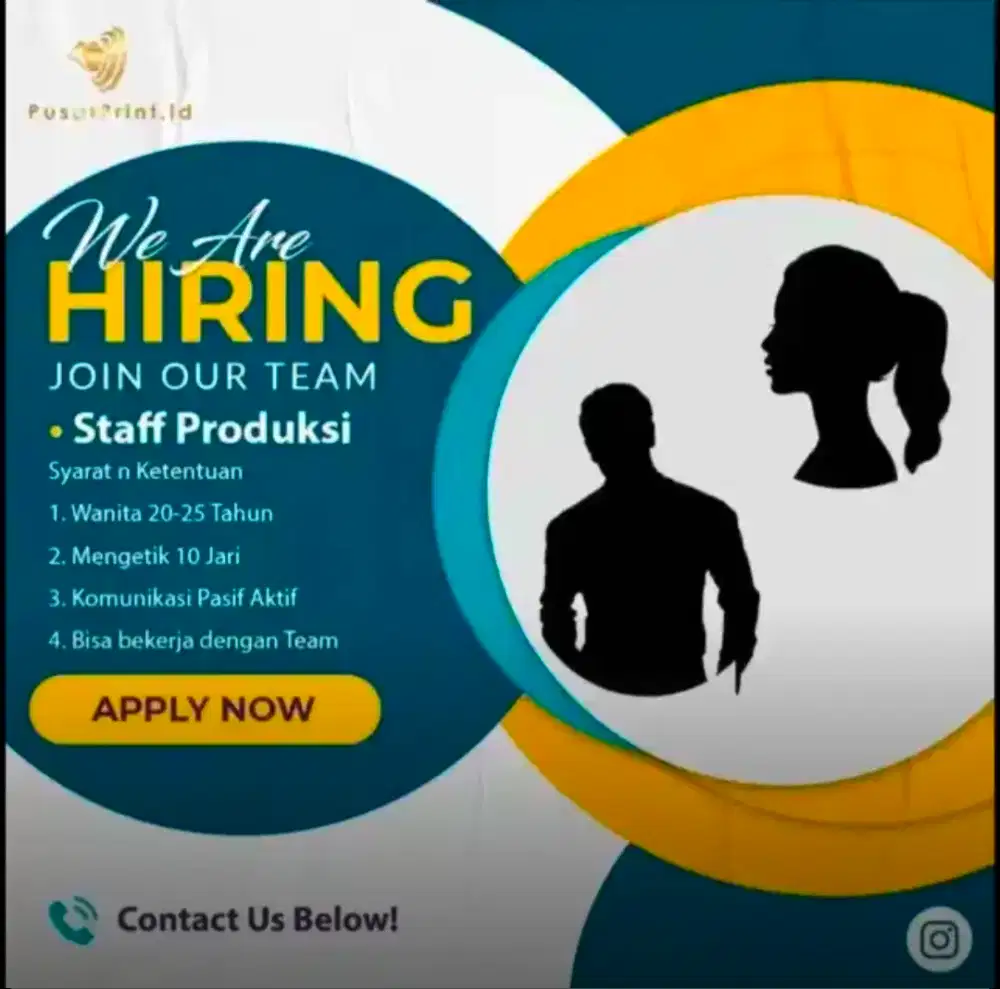 STAFF PRINTING N FINISHING WANITA 21-26