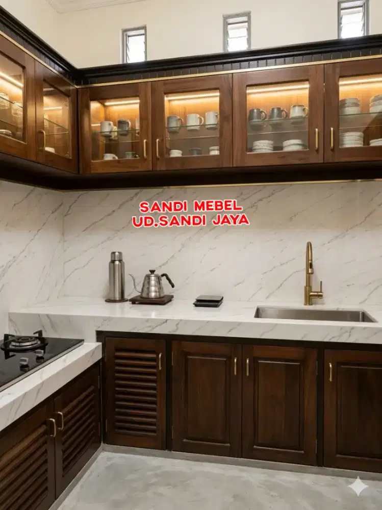 Kitchen shet Kicen set,bahan kayu berkualitas