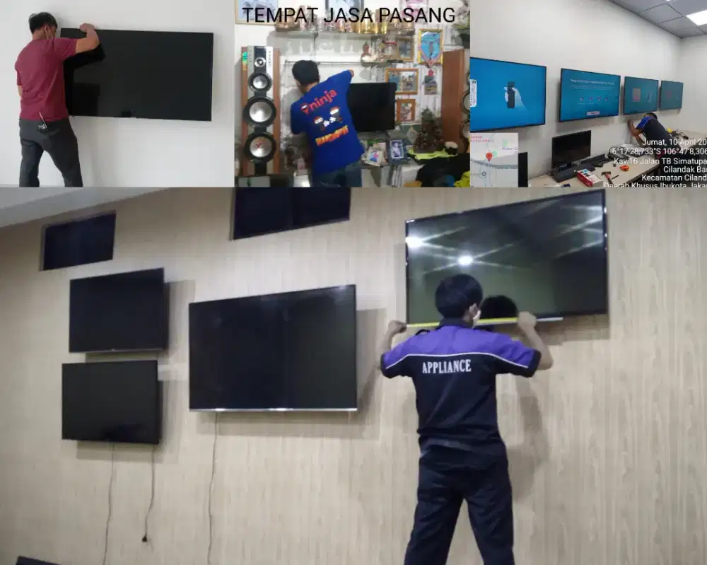 Braket +pasang atau jasa pasang terima rapih breket bracket led tv