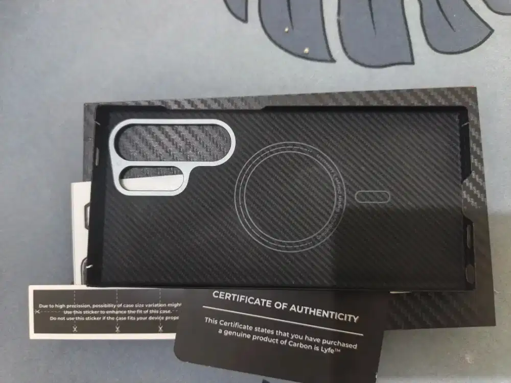 Real Carbon Case S24 Ultra Magsafe