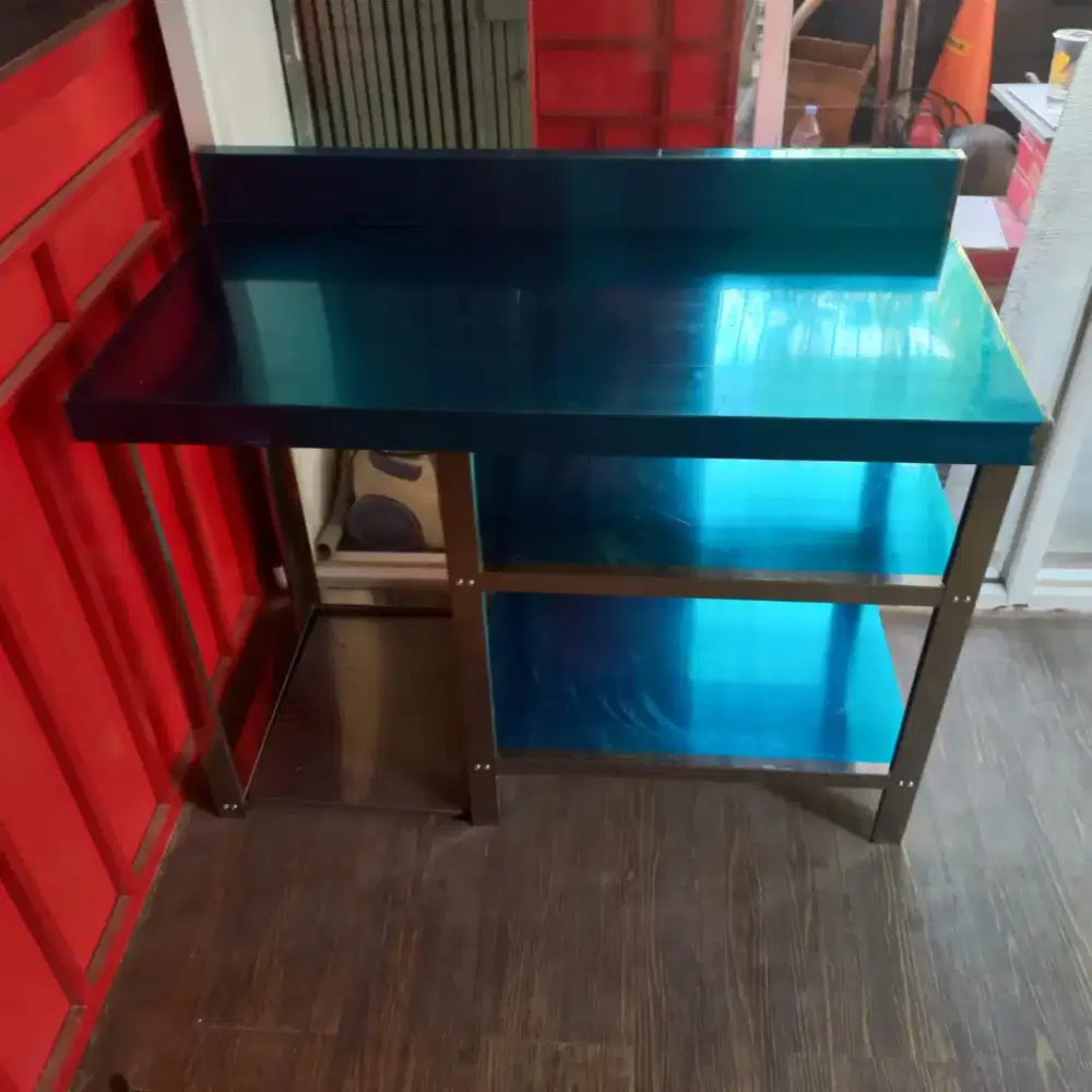 Meja kompor+tempat gas