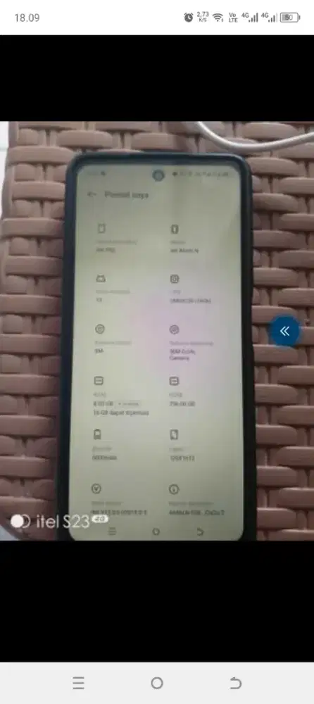 Itel P55 8+16 mulpis ram 256 udh nfc