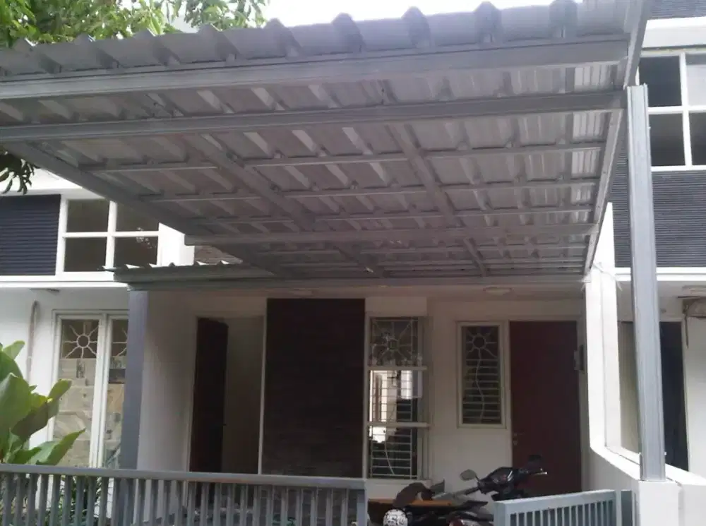 kanopi bajaringan terpasang