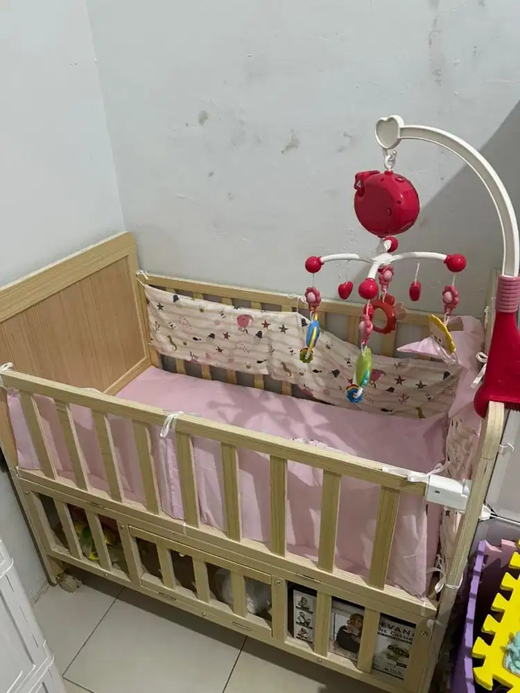 TEMPAT TIDUR BAYI 7 in 1, BOUNCER, TAS RANSEL BAYI