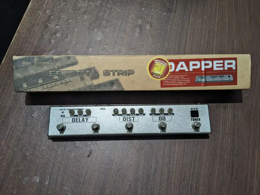 Valeton Dapper Effects Strip | multi efek analog | mulus nominus