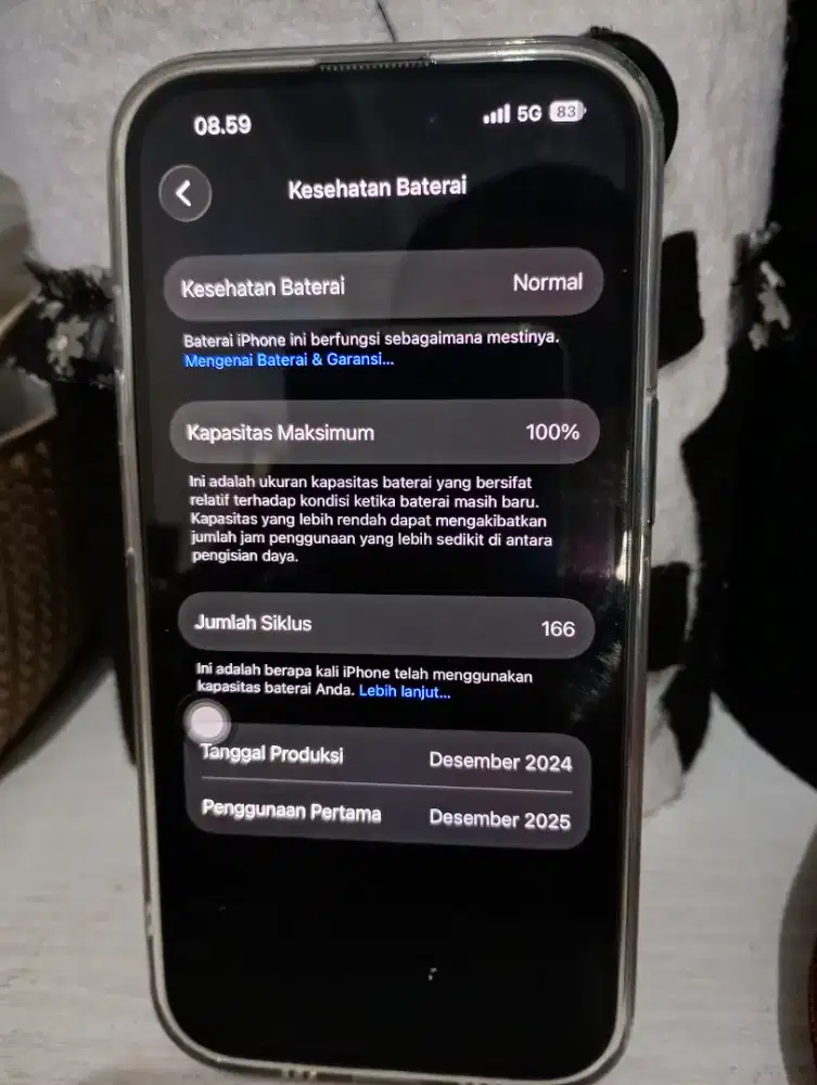iPhone 15 256 GB Black / Hitam