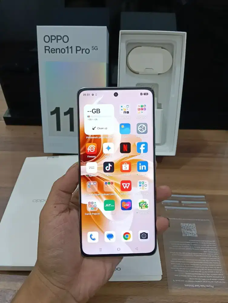 Oppo Reno11 Pro 5G Ram 12/512 seken murah dan lengkap