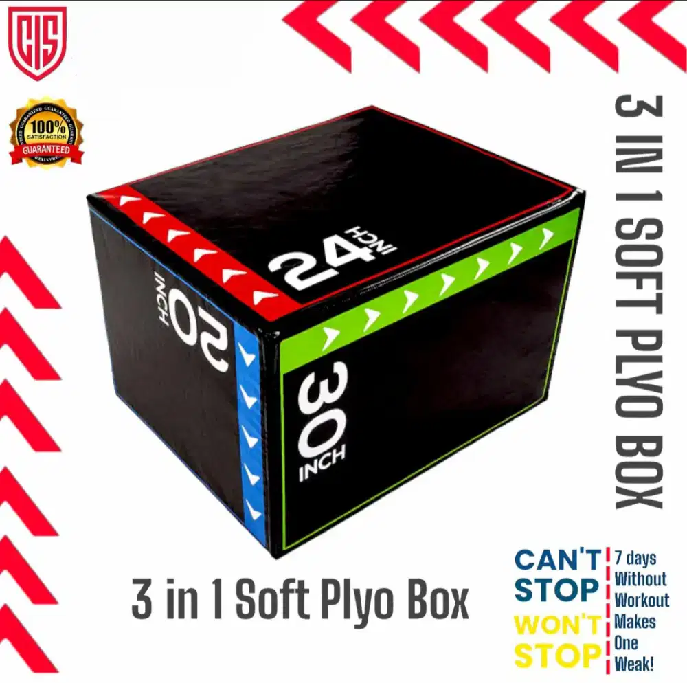 3-in-1 Plyo Box–3Box Jumping Exercise Life Sports
