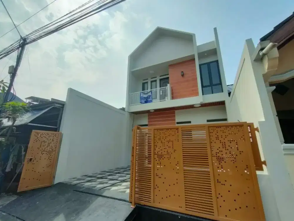 JUAL RUMAH 2 LANTAI MURAH DEKAT 3 AKSES TOL DI BEKASI TIMUR, MUSTIKAJAYA