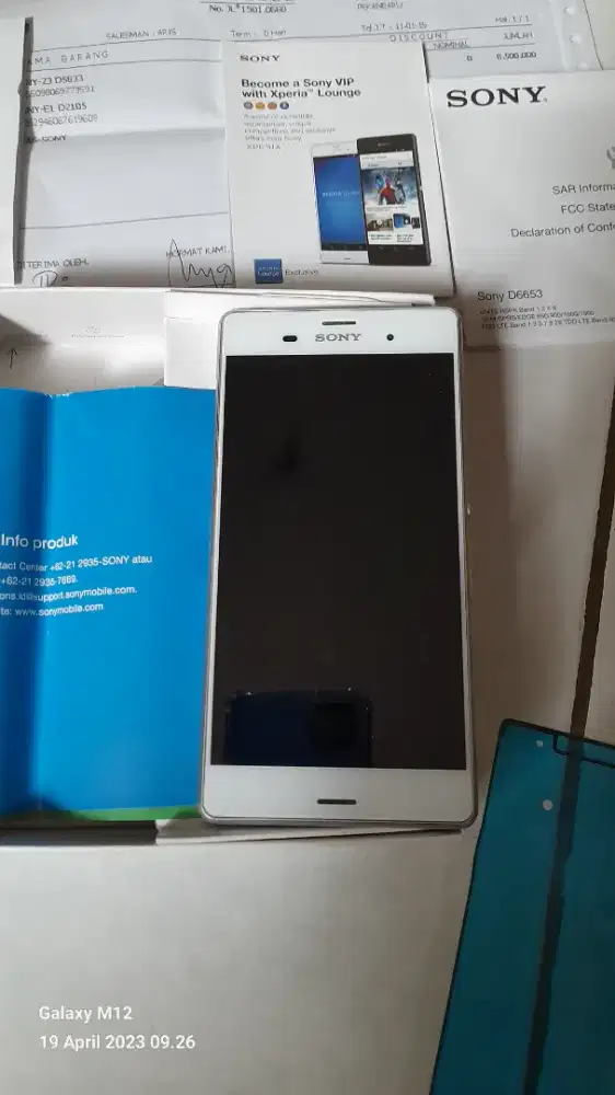 Sony Z3 big asli sony indonesia minus