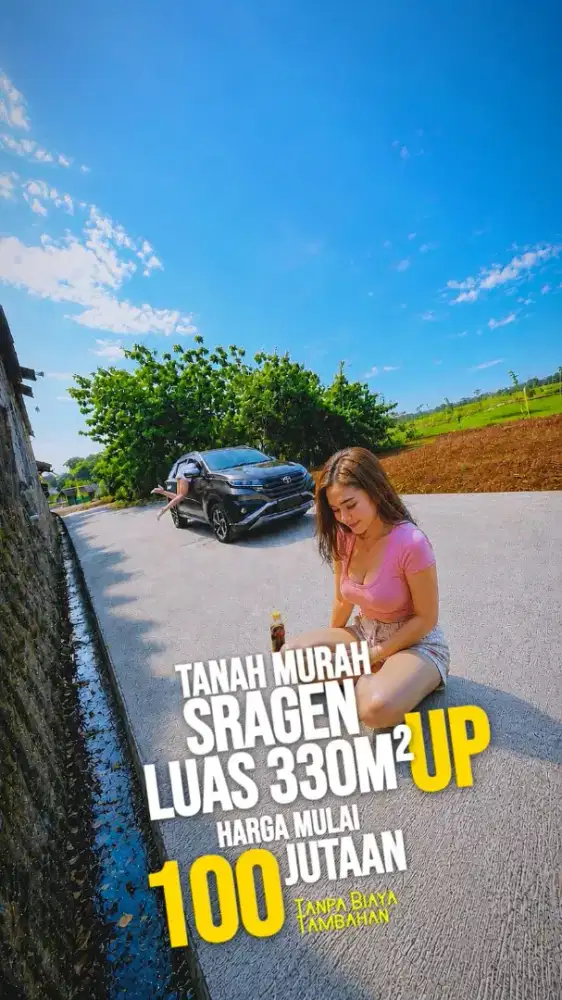 Dijual tanah kedawung cahsback 10juta
