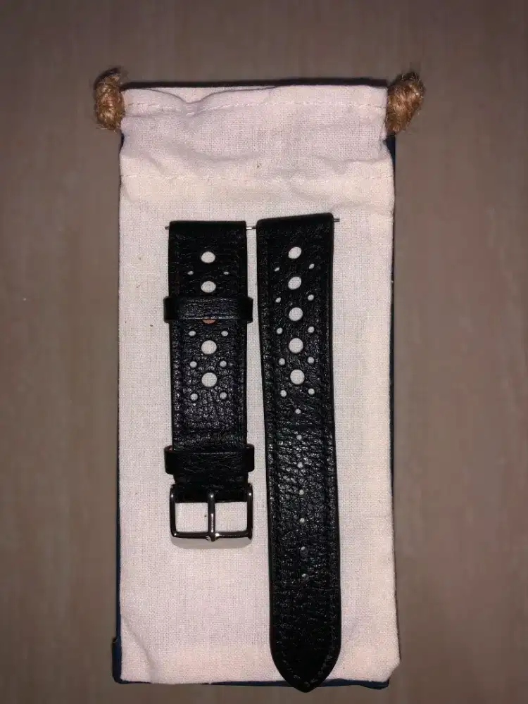 HNMD Leather Strap Rally Strap Embossed Pebble Pattern jubilee oyster