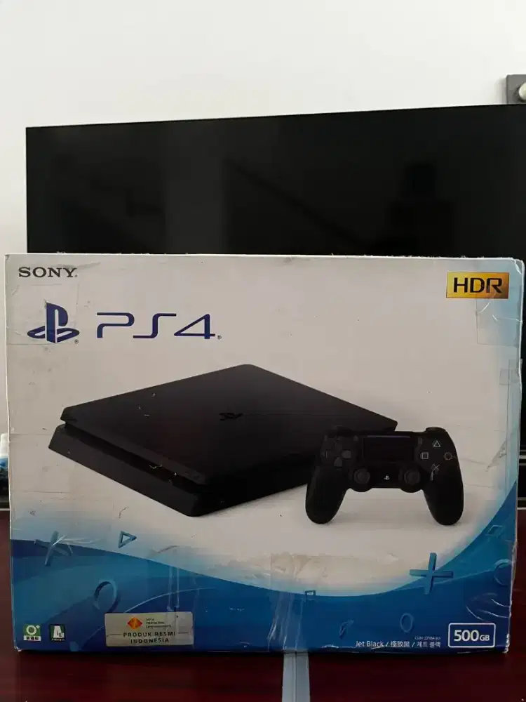 PS4 Slim Ori 
Console + 1 Stik Kabel