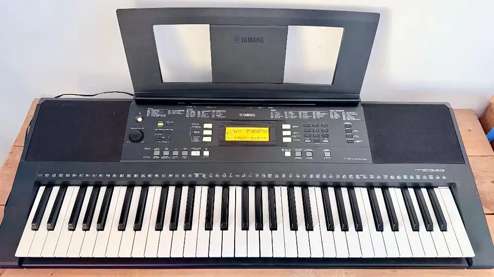 Keyboard Yamaha PSR-E343 | Lengkap Soft Case & Adaptor