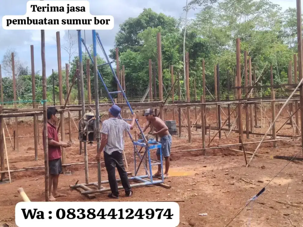 Pembuatan sumur bor air bersih