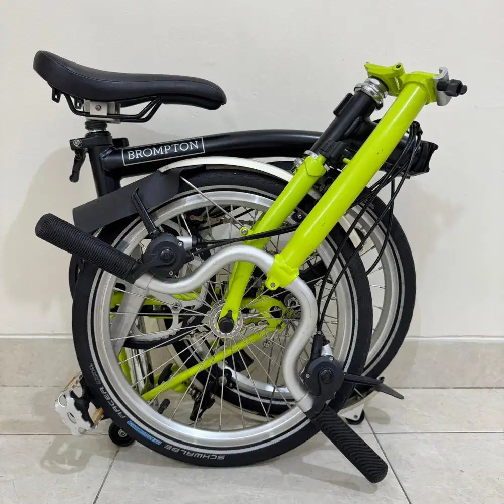 BROMPTON M6L BLACK LIME GREEN 2019 - ISTIMEWA
