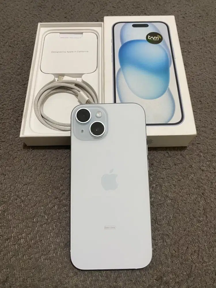 Di Jual  Iphone 15 128 GB iBox Blue Garansi ON Juni 2027